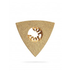 Полотно треугольное зачистное CARBIDE ВК8 Р100 80 мм с твердосплавной крошкой: клей, краска, раствор, кирпич, пенобетон ЗУБР StarQuick 15583-P100