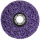 Диск зачистной полимерный, фиолетовый, посадочный диаметр 22,2 мм, 125 мм (39614)