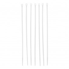 Хомуты, 160 x 2.5 мм, пластиковые, белые, 100 шт Сибртех (45523)