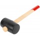 Киянка резиновая, деревянная ручка 55 мм ( 400 гр )