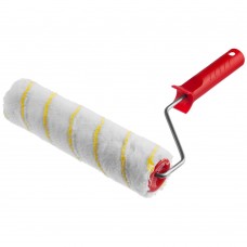 Малярный валик POLYTEX, 40 х 240 мм, бюгель 6 мм, ворс 12 мм, полиакрил/полиэстер, все виды ЛКМ MIRAX 03716-24