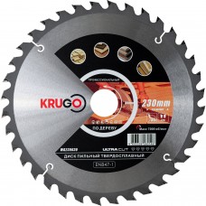 Пильный диск 230 x 2.4/1.6 x 36T x 30mm KRUGO (WA230036)