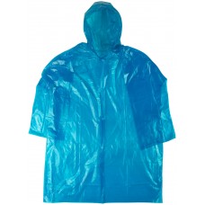 Плащ дождевик усиленный синий, полиэтилен, размер XXXL (12155М)