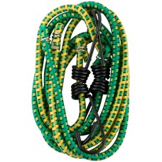 Ремни багажные резиновые, стальные крючки, 2 шт., 7х1200 мм (64894)