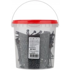 Саморезы черные по гипроку к дереву 4,2 х 90 (фасовка Ведро 250 шт) (22290-4В)