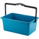 Ведро для краски, пластиковая ручка 8 л синее (04023)