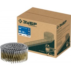 Гвозди барабанные CNW 65 x 2.8 мм, рифленые, 6000 шт ЗУБР 305382-65