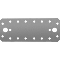 Крепежная пластина КП-2.5, 140 x 55 x 2.5 мм, цинк ЗУБР 31023-140