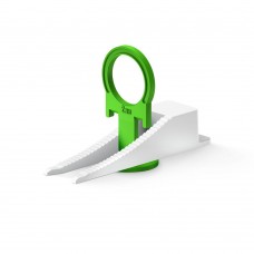 Система выравнивания плитки СВП КОЛЬЦО комплект 2.0 мм, зажим + клин, 50 + 50 шт ЗУБР 33832-H50