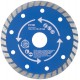 Диск отрезной алмазный турбо (сухая и влажная резка) 115 х 1,9 х 7 х 22,2 мм (37216М)