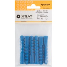 Дюбель распорный с шипами тип К синий 10 х 60 (фасовка 6 шт.) (23846-2)