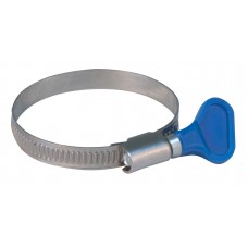 Хомут обжимной накатной с ключом, ширина 9 мм, нерж.сталь 70-90 мм (99363т)