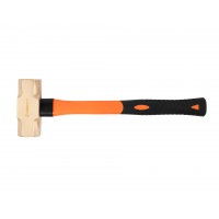 Кувалда тупоносая 9,1 кг BeCu рукоятка фибергласс искробезопасная 191-1040, HORTZ