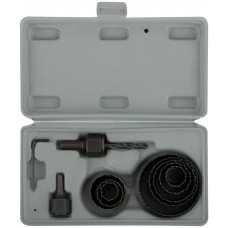 Пилы круговые набор 8 шт. (19, 22, 28, 32, 38, 44, 51, 64 мм) в кейсе (36732М)