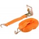 Ремень для крепления груза, храповый механизм 135 мм, лента 38 мм x 12 м, 1500 / 3000 кг (64919)