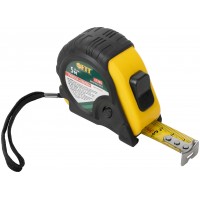 Рулетка прорезинен. корпус, тройной стопор 