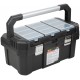 Ящик для инструмента пластиковый 20 ( 500х280х225 мм ) металл.замки, алюминиевая ручка