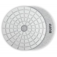 Круг алмазный гибкий шлифовальный АГШК 100 мм, BUFF, мокрое шлифование ЗУБР Профессионал 29866-10000