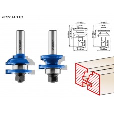 Набор фрез рамочных 41?23 мм №2 хвостовик 12 мм ЗУБР Профессионал 28772-41.3-H2