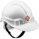 Каска защитная белая, реечный механизм, универсальное крепление для наушников и щитков ЗУБР 11090-2_z01