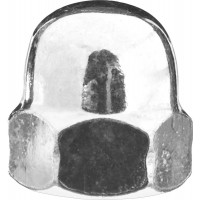 Колпачковая гайка M12, цинк, 5 кг ЗУБР DIN 1587 303680-12