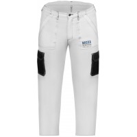 Брюки рабочие Master Color, белые, эластичный пояс, 6 карманов, размер XL (30-8013)