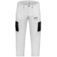 Брюки рабочие Master Color, белые, эластичный пояс, 6 карманов, размер XL (30-8013)