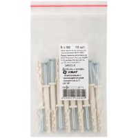 Дюбель-гвоздь нейлоновый с цилиндрической манжетой LYT 5 х 50 LK SP, 10 шт.( Фасовка) (24622-0)
