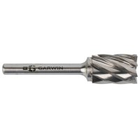 Борфреза цилиндрическая с торцевыми зубьями 16x25x69 мм, VHM, AL, форма B (серия 900531) GARWIN INDUSTRIAL 900531-162569