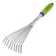Грабли веерные 9 - зубые, 130 х 420 мм, стальные, пластиковая рукоятка, Connect, Palisad (63007)