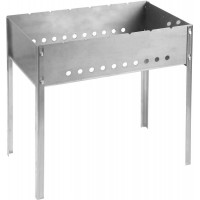 Сборный мангал Barbecue, 500 x 300 x 500 мм, нержавеющая сталь, 1.5 мм GRINDA 427784