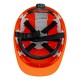 Каска защитная ударопрочная, ABS/PC, плавная регулировка, модель «Форвард» (К-05)оранж. Denzel (89206)
