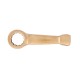Ключ накидной односторонний ударный облегчённый 27 искробезопасный сплав BeCu 160A-27, HORTZ