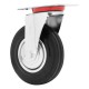 Колесо поворотное D 125 мм, крепление платформенное Сибртех (68716)