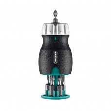 Набор: реверсивная отвертка с битами 6 шт EXTREM Kompakt KRAFTOOL 25877