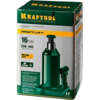 Домкрат бутылочный гидравлический 16 т, 230 - 460 мм KRAFT-LIFT KRAFTOOL 43462-16