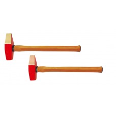 Молоток слесарный 600 гр BeCu рукоятка дерево, искробезопасный 188A-1006, HORTZ