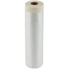 Пленка защитная, с клейкой лентой, 8 мкм, 1700 мм х 15 м (11865)