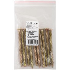 Шуруп специальный/окон, желтопассированный, головка 