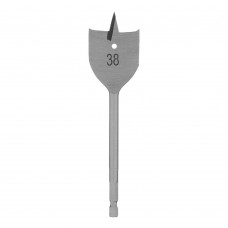 Сверло по дереву перовое, 38 мм, шестигранный хвостовик Matrix