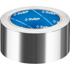 Лента алюминиевая самоклеящаяся 50 мм, 25 м, 60 гр/м2 ЗУБР Профессионал 12262-50-25