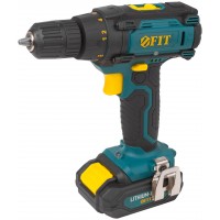 Дрель-Шуруповерт акк. 14,4 В; 0-450/1550 об/мин; 23 Нм; 2 (Li-Ion) 1,3 Ач; 1,5 ч.; рез. накл.; кейс (80198)