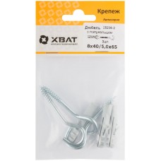 Дюбель с полукольцом 8х40/5х65 (фасовка по 3 шт.) (25236-2)