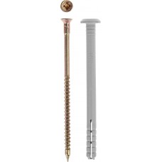 Дюбель-гвоздь 6 х 60 мм, грибовидный бортик, 90 шт ЗУБР 4-301355-06-060