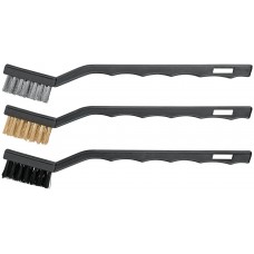 Корщетки мини, набор 3 шт., сталь/нейлон/латунь, 175 мм (38453)