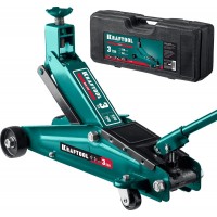 Домкрат подкатной 3 т, 190 - 530 мм с высоким подъемом в кейсе SUV KRAFTOOL 43458-3-K