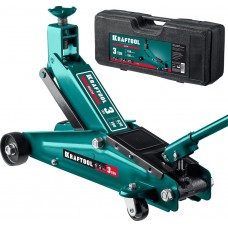 Домкрат подкатной 3 т, 190 - 530 мм с высоким подъемом в кейсе SUV KRAFTOOL 43458-3-K