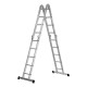 Лестница шарнирная алюминиевая, 2 х 4 + 2 х 5, Сибртех (97884)