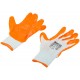 Перчатки белые, полиэстер с обливкой из нитрила (кислото-щелочно стойкие; водоотталкивающие), р-р ХL/10 (30-4009)