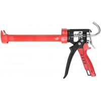 Пистолет для герметика 225 мм полукорпусной усиленный, корпус из алюминиевого сплава, Профи (14233)